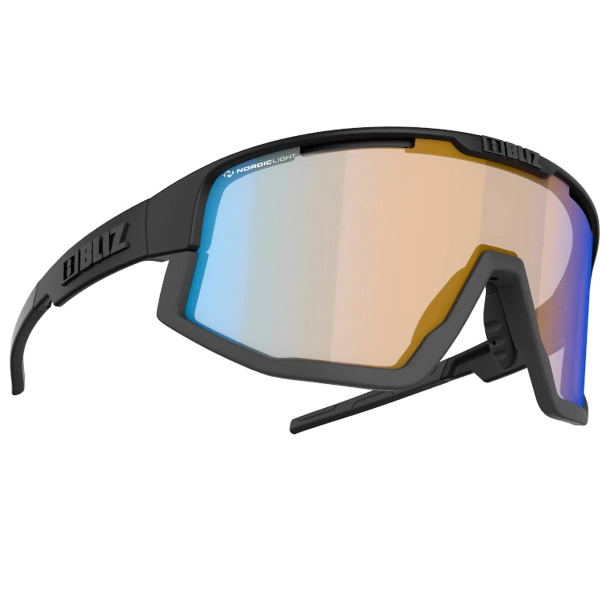 Occhiali Bliz Vision Nano - Nero arancio nordic light