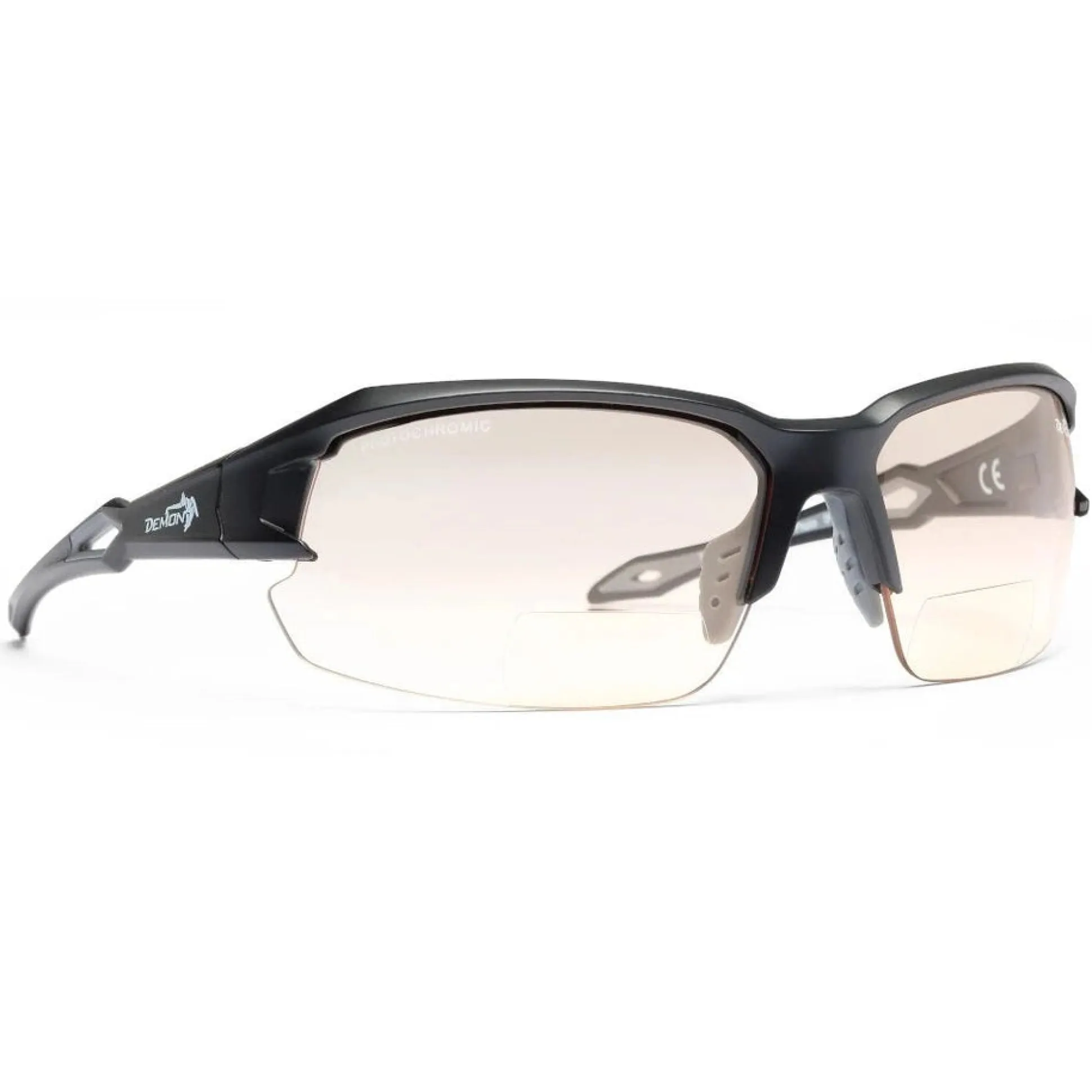 Occhiali Demon Tiger Photo Sun Reading +2,50 - Matt Black Grey