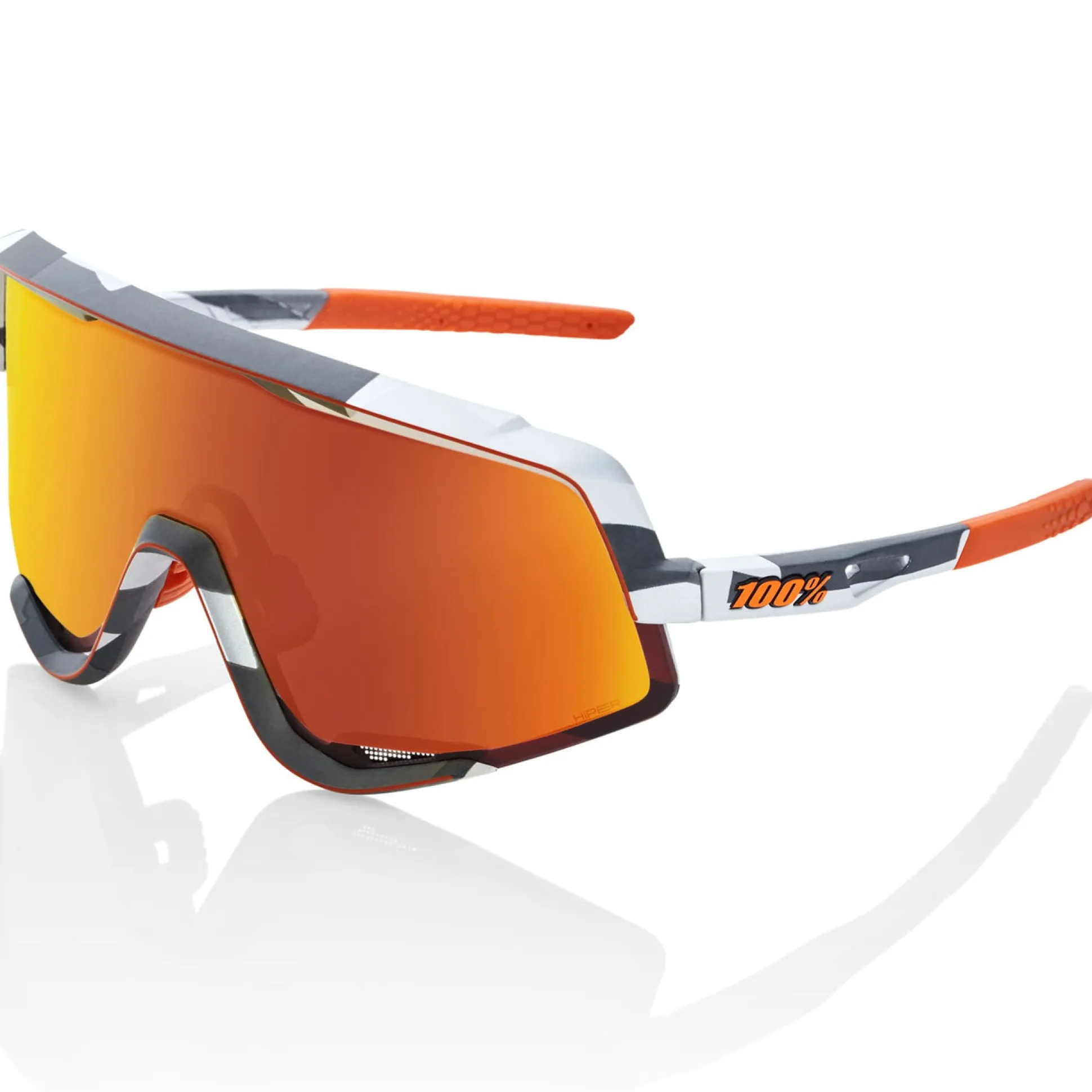 Occhiali 100% Glendale - Soft Tact Grey Camo HiPER Red