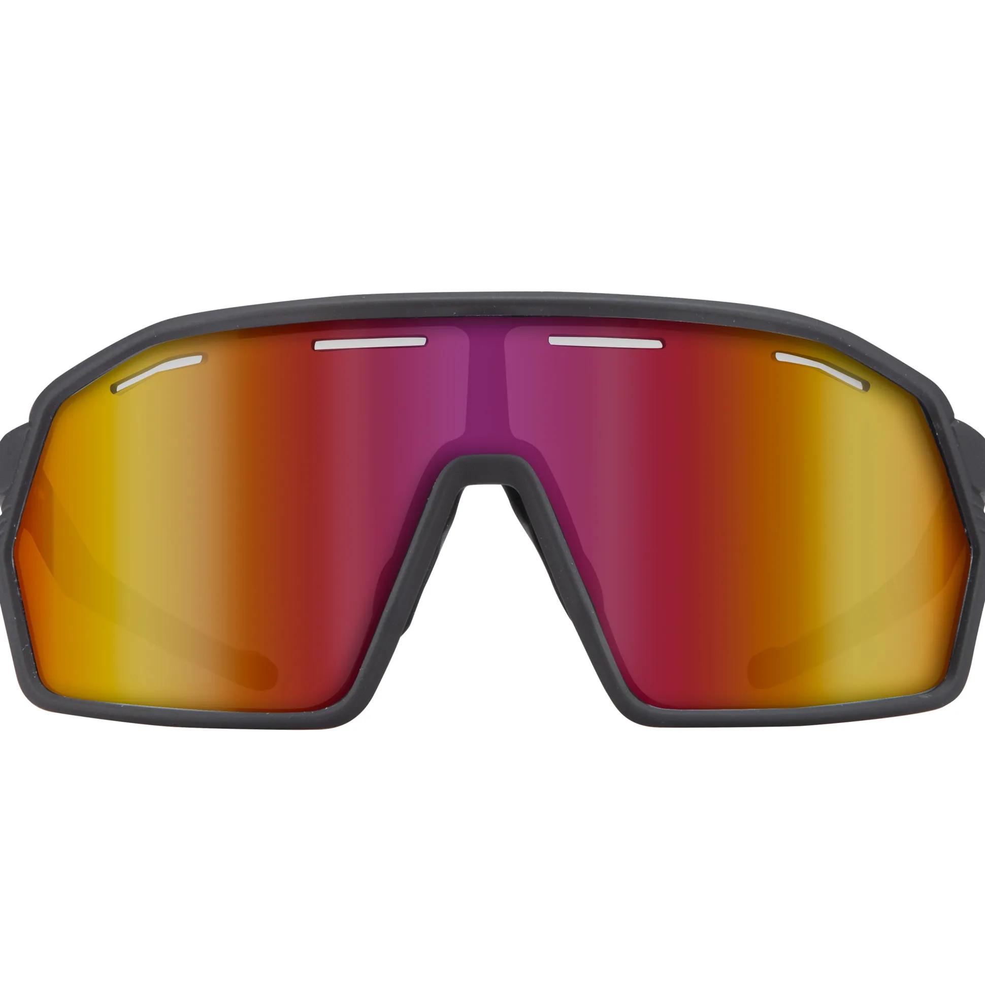 Occhiali Hoxxo Tephra Air lente rossa - Nero opaco