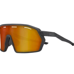 Occhiali Hoxxo Tephra Air lente arancio - Nero opaco