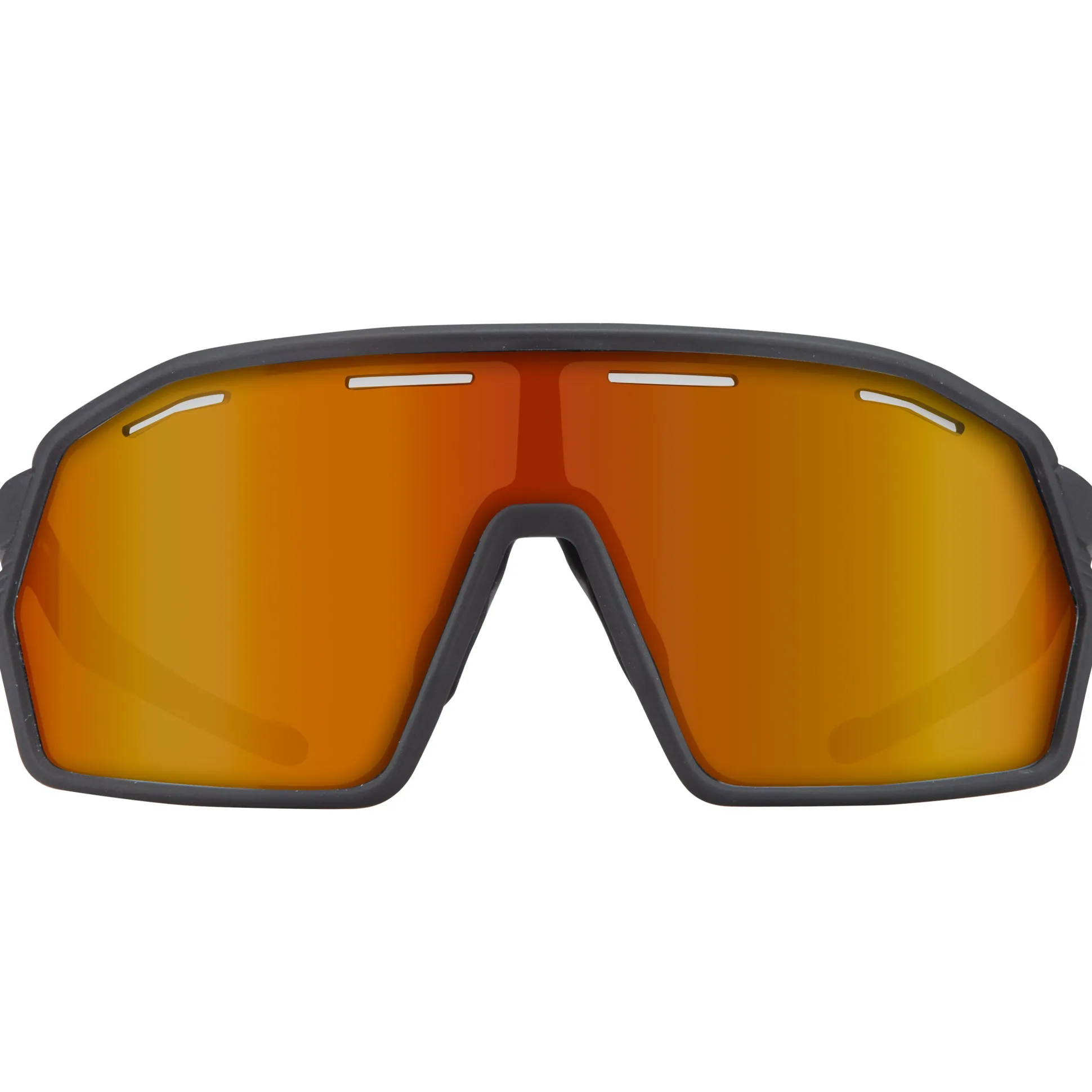 Occhiali Hoxxo Tephra Air lente arancio - Nero opaco