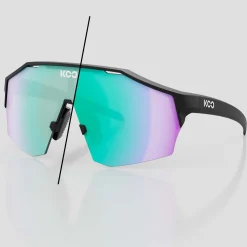 Occhiali KOO Alibi Large - Black Matt Green Photo