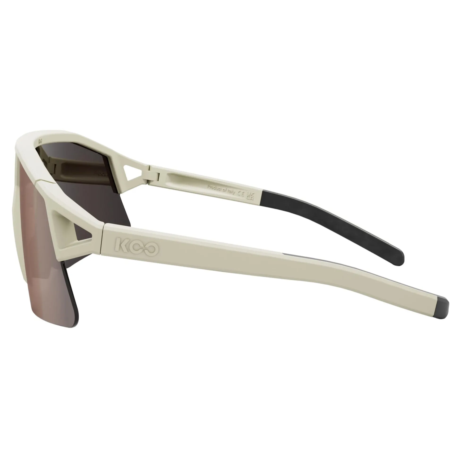 Occhiali KOO Hype - Almond White Matt Brown