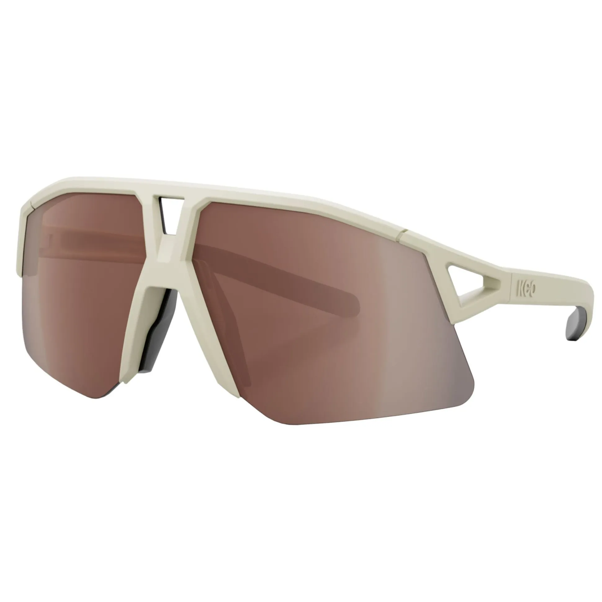 Occhiali KOO Hype - Almond White Matt Brown