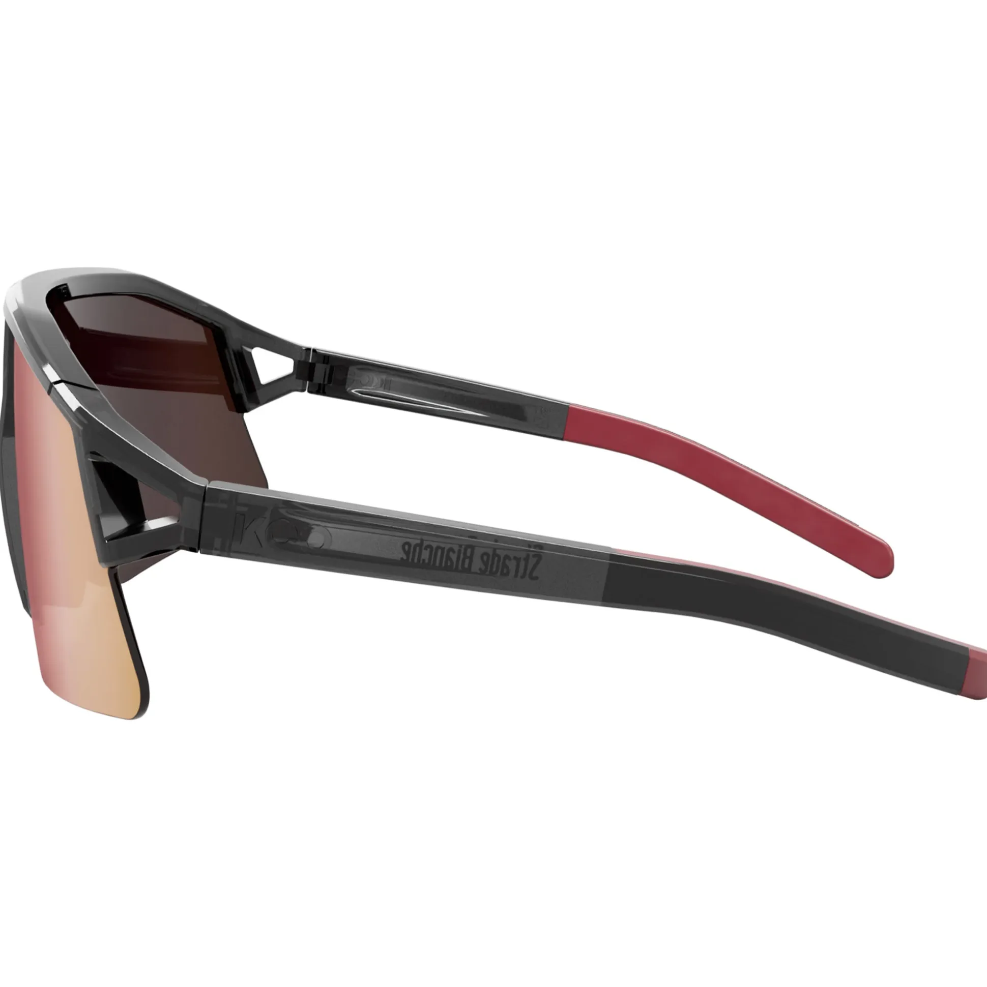 Occhiali KOO Hype Strade Bianche - Black Glass Siena Red