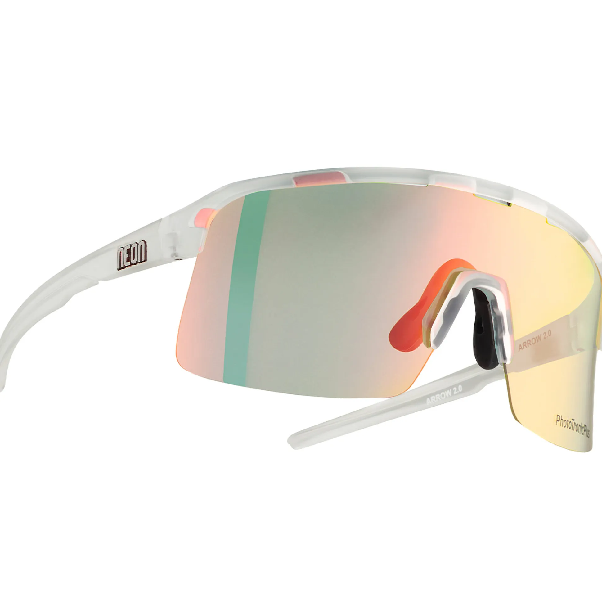 Occhiali Neon Arrow 2.0 - Crystal opaco photo red