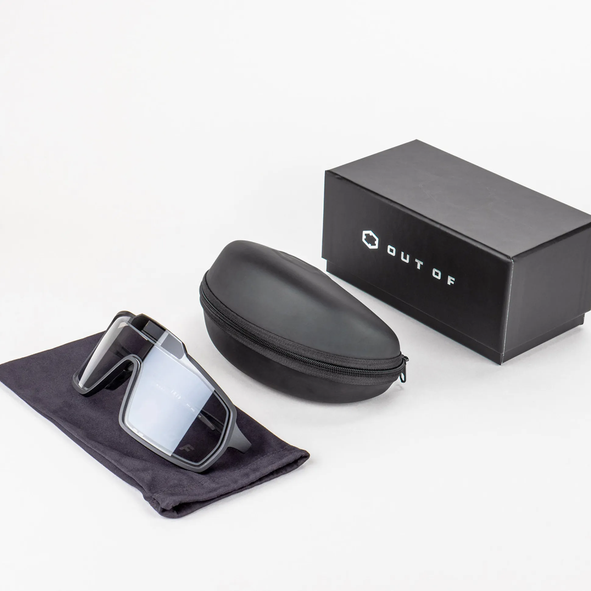 Occhiali Out Of Bot 2 - Nero Iridium red