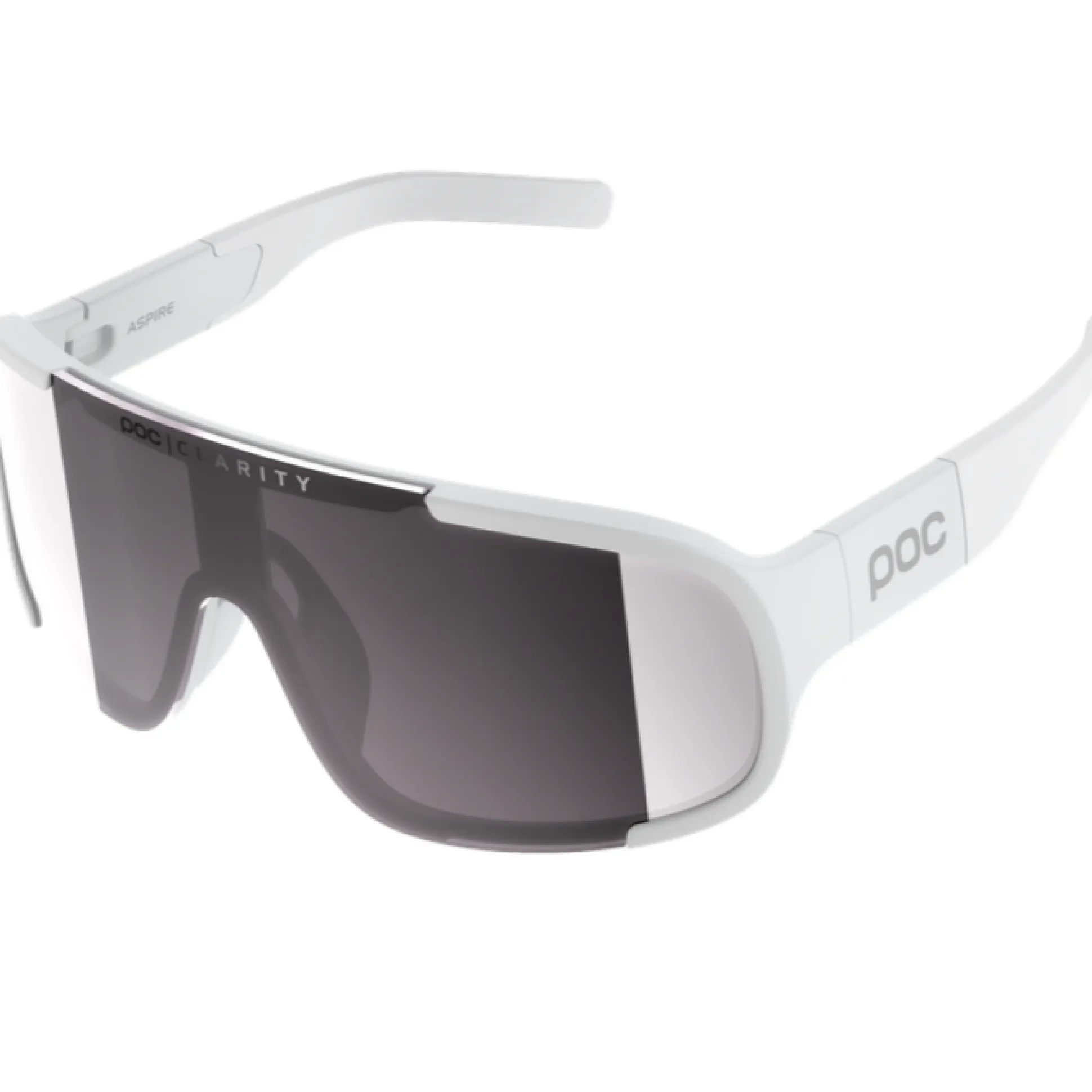 Occhiali Poc Aspire - Hydrogen White Clarity Road Sunny Silver
