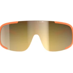 Occhiali Poc Aspire Mid - Fluo Orange Translucent Clarity Road Partly Sunny Gold