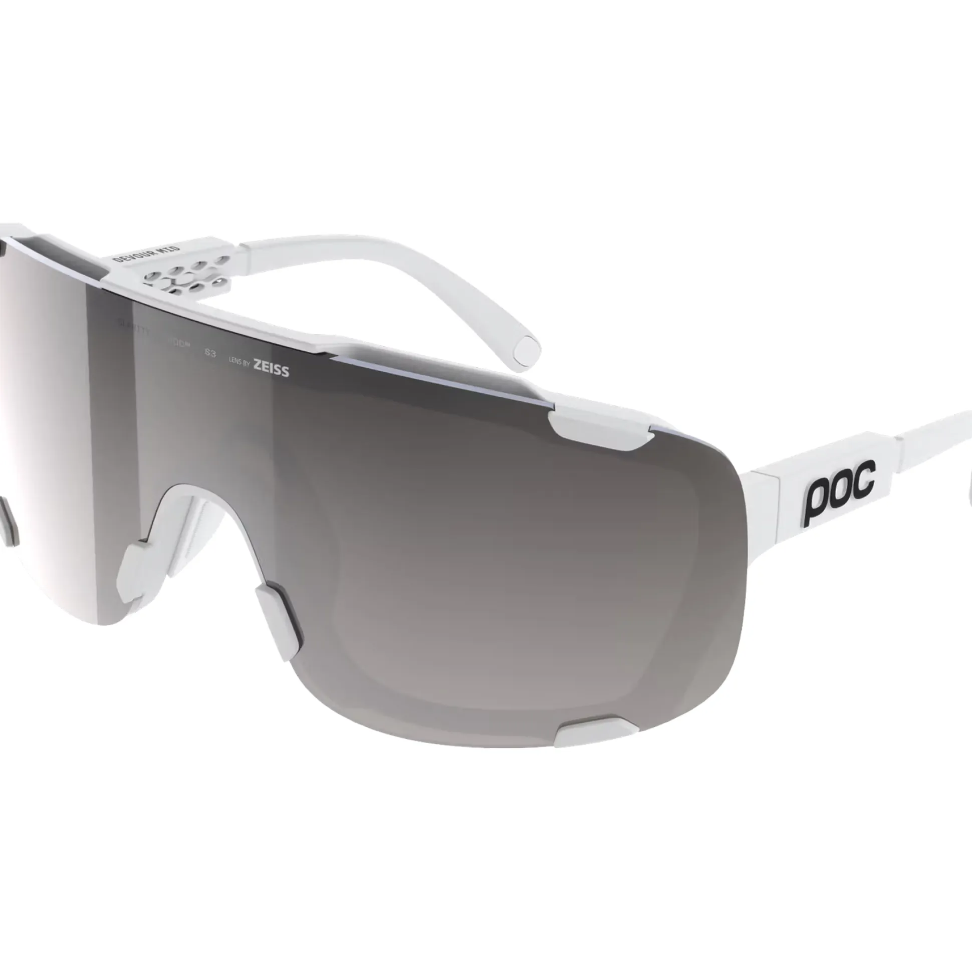 Occhiali Poc Devour Mid + - Hydrogen White Clarity Silver