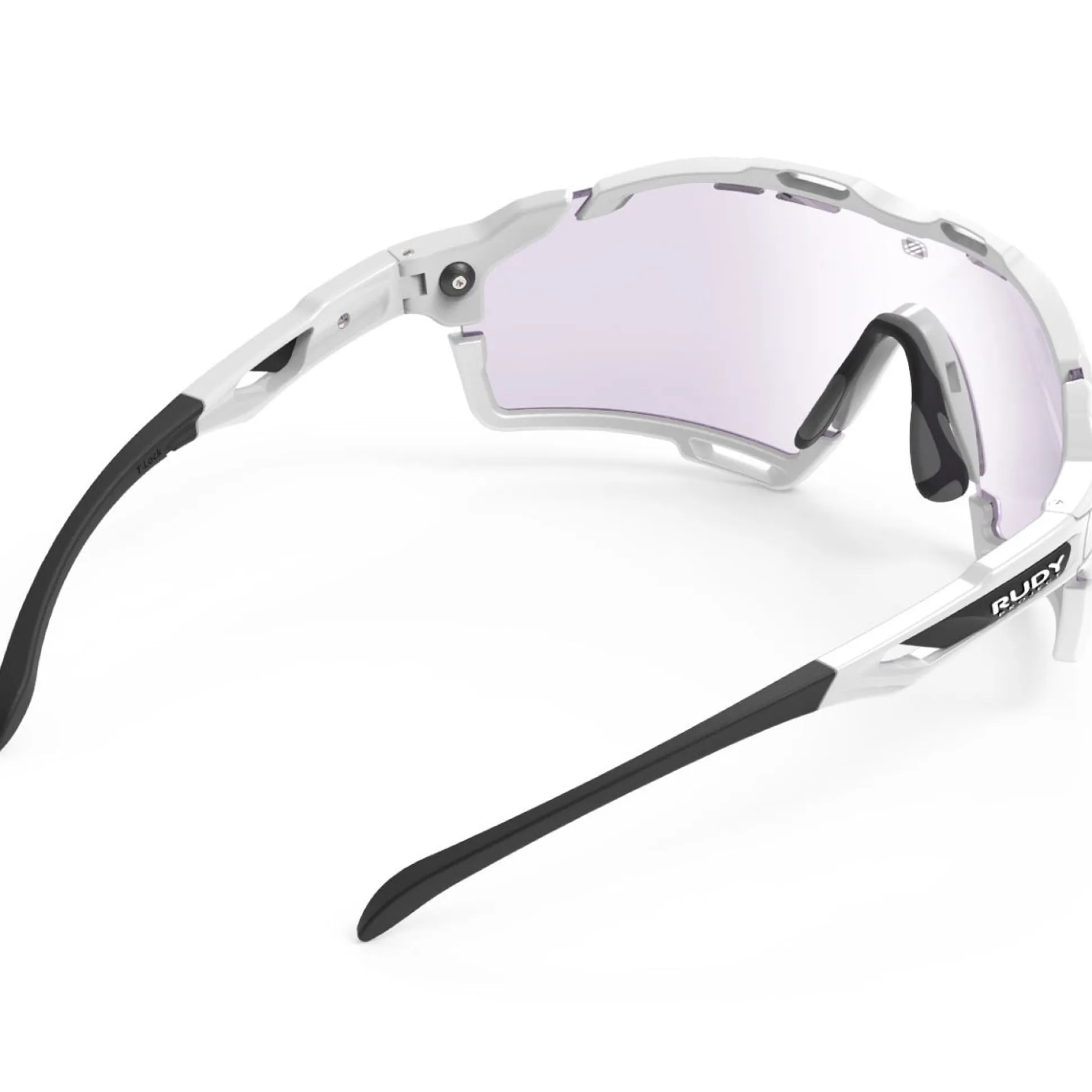 Occhiali Rudy Project Cutline - White Gloss - ImpactX Laser Purple
