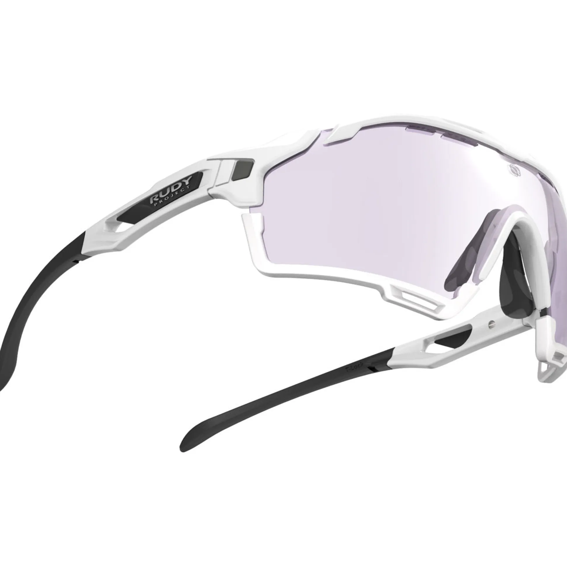 Occhiali Rudy Project Cutline - White Gloss - ImpactX Laser Purple