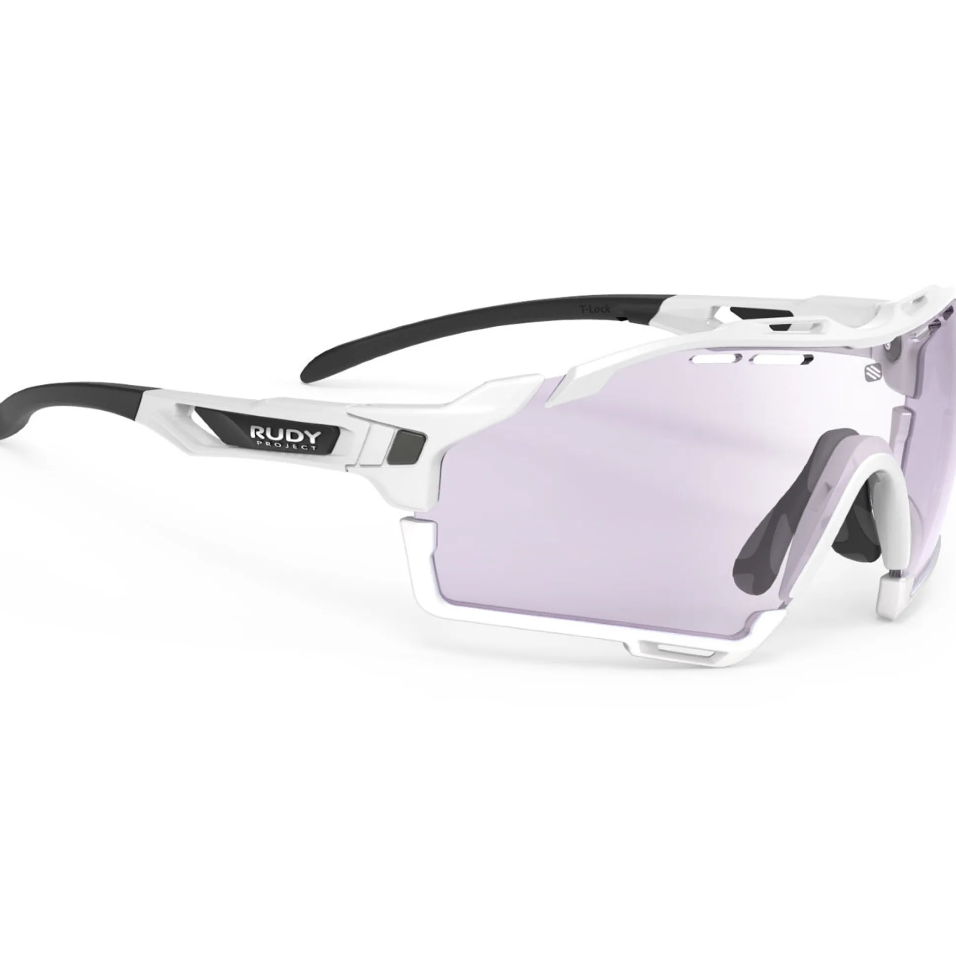 Occhiali Rudy Project Cutline - White Gloss - ImpactX Laser Purple