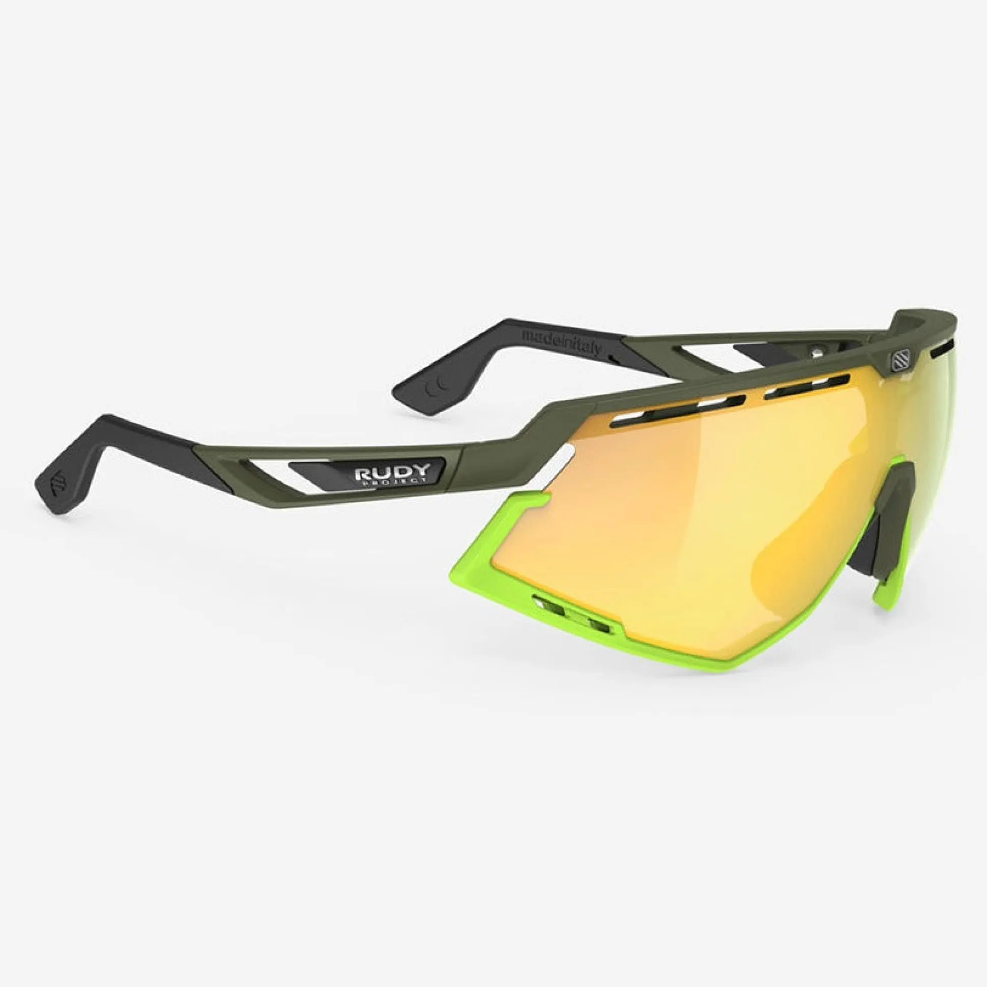 Occhiali Rudy Project Defender - Olive Matte Multilaser Yellow