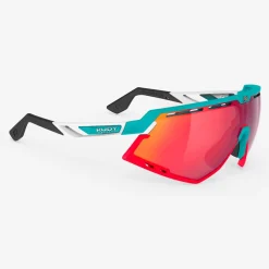 Occhiali Rudy Project Defender - Emerald White Matte Multilaser Red