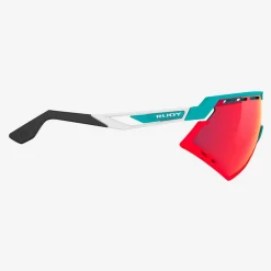 Occhiali Rudy Project Defender - Emerald White Matte Multilaser Red