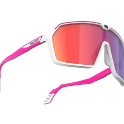 Occhiali Rudy Project Spinshield - White Pink Fluo Multilaser Red
