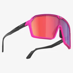 Occhiali Rudy Project Spinshield - Pink Fluo Black Matte Multilaser Red