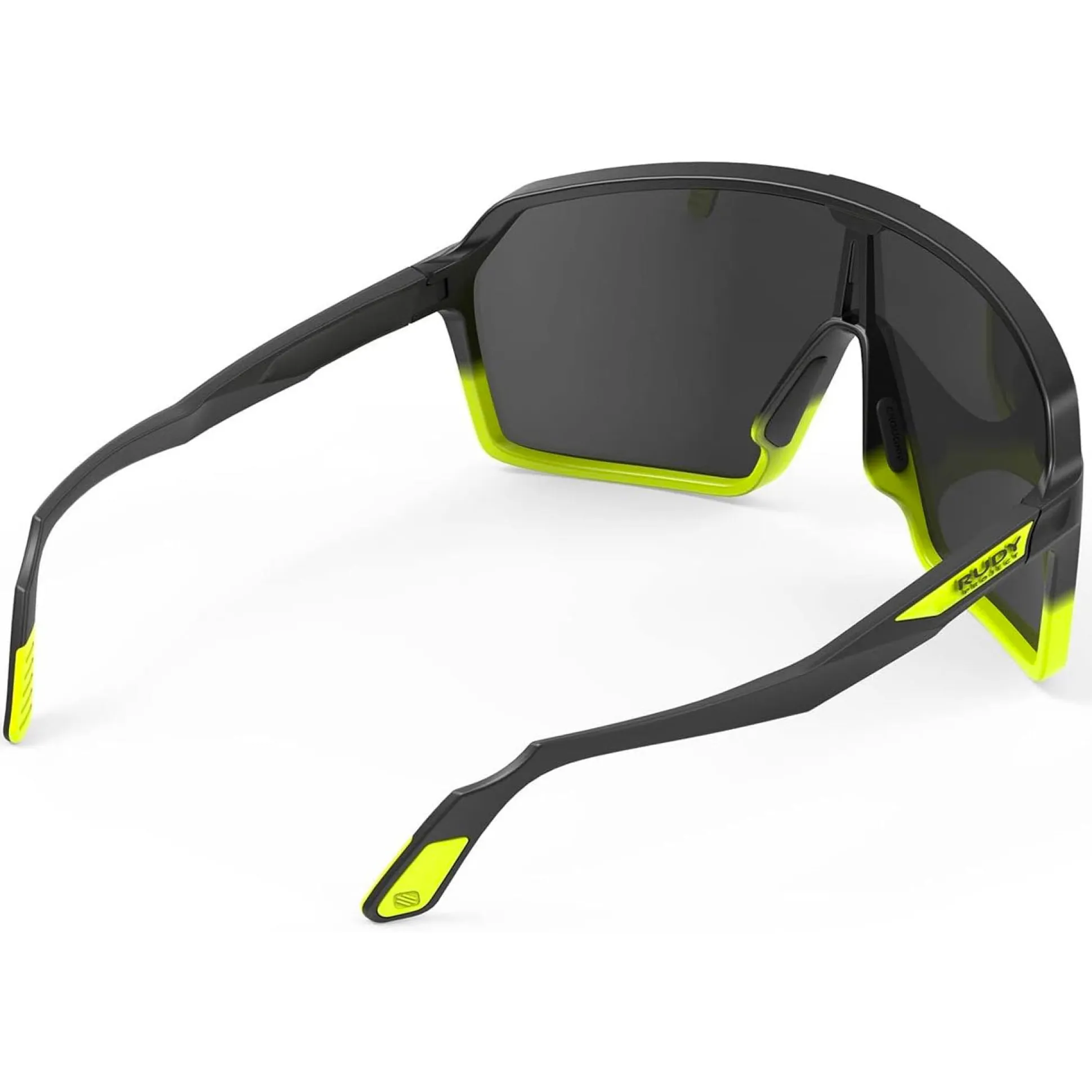 Occhiali Rudy Project Spinshield - Black fade yellow fluo smoke