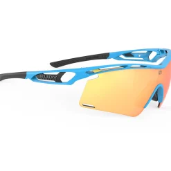 Occhiali Rudy Project Tralyx+ - Azur Matte Multilaser Orange