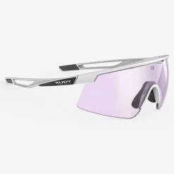 Occhiali Rudy Project Turbolence - White Matte Ash ImpactX2 Laser Purple
