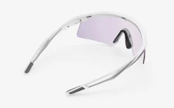 Occhiali Rudy Project Turbolence - White Matte Ash ImpactX2 Laser Purple
