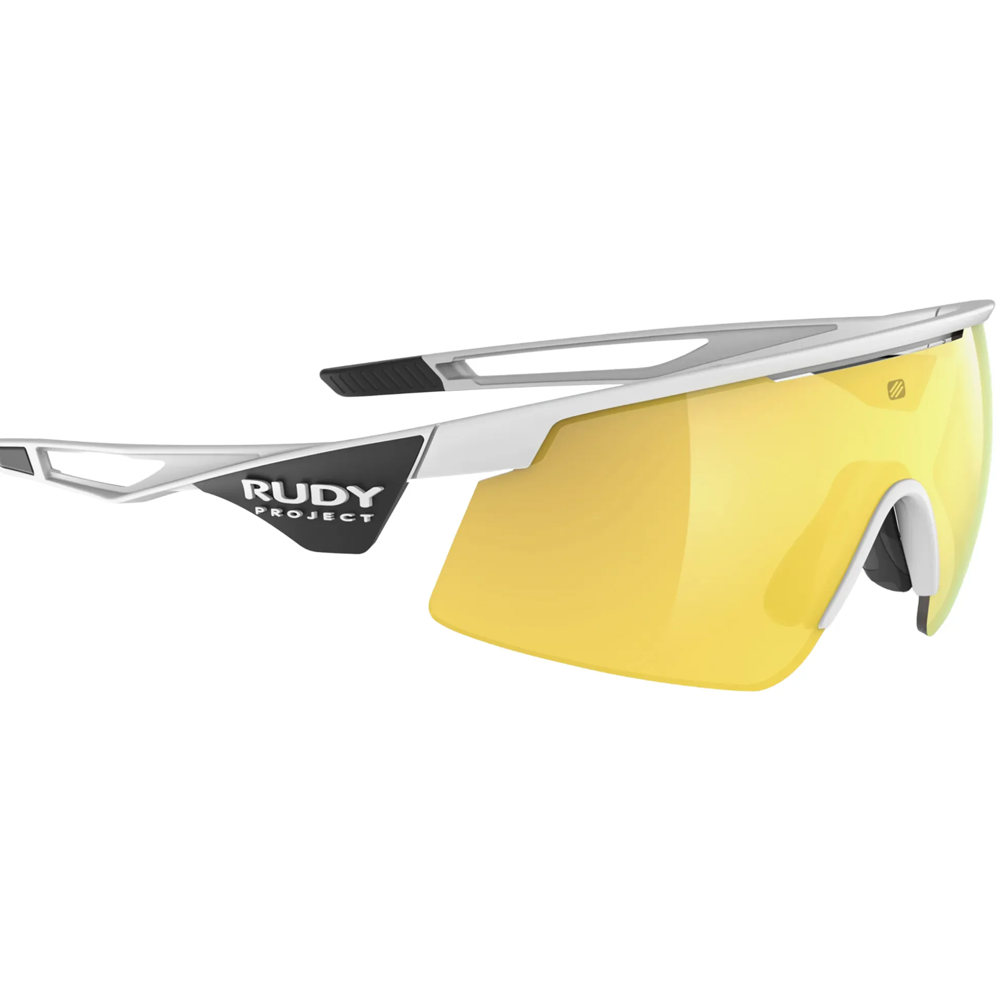 Occhiali Rudy Project Turbolence Racing - White Matte Multilaser Yellow