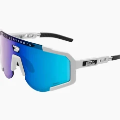 Occhiali Scicon Aeroscope - Bianco Multimirror blu