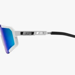 Occhiali Scicon Aeroscope - Bianco Multimirror blu