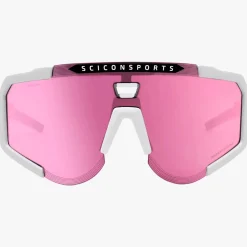 Occhiali Scicon Aeroscope - Bianco Multimirror rosa
