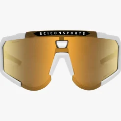 Occhiali Scicon Aeroscope - Bianco Multimirror bronzo