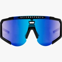 Occhiali Scicon Aeroscope - Nero Multimirror blu