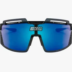 Occhiali Scicon Aerowatt Foza - Nero Multimirror blu