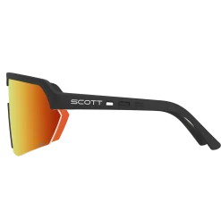 Occhiali Scott Sport Shield - Black Amp Red Chrome