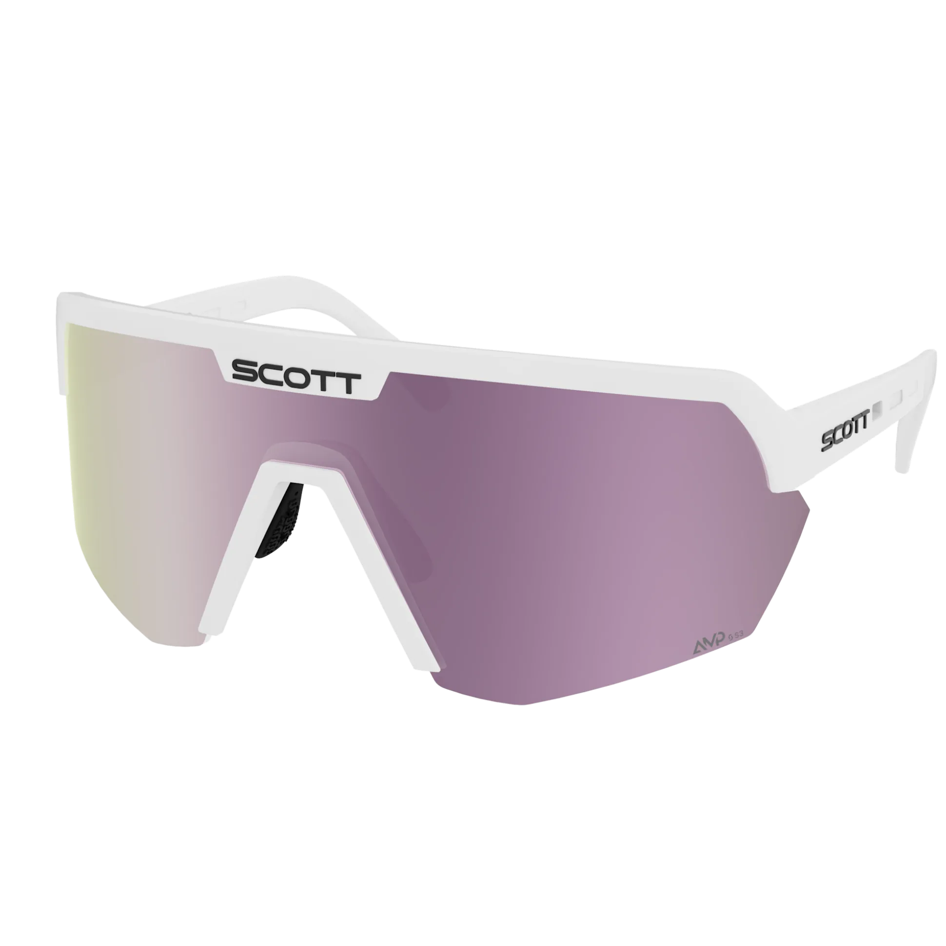 Occhiali Scott Sport Shield - White Matt Amp Lavender Chrome
