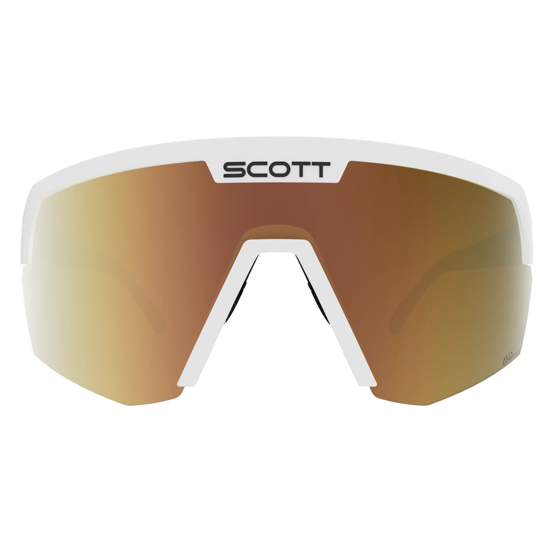 Occhiali Scott Sport Shield - White Amp Light Sensitive Gold Chrome