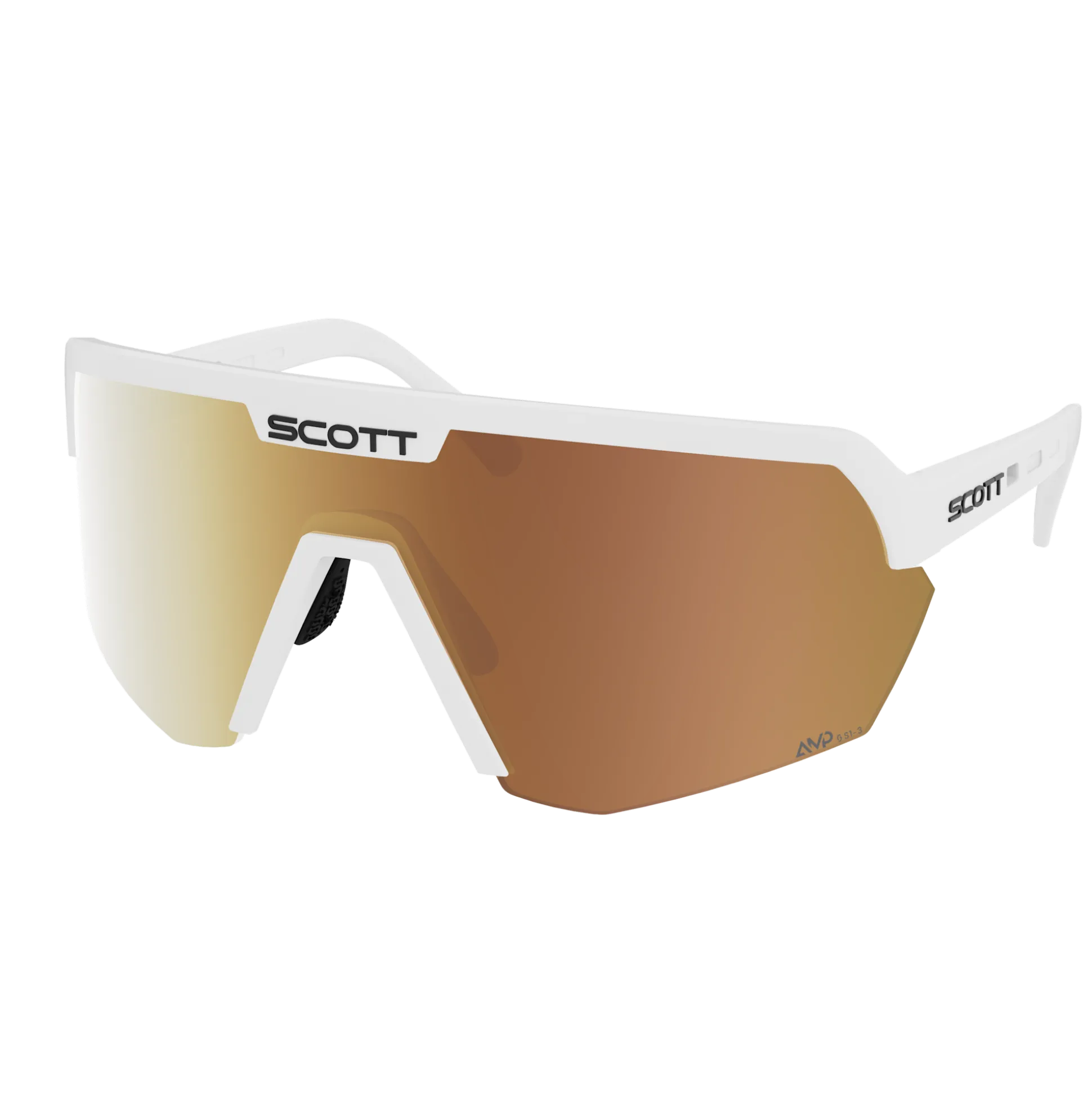 Occhiali Scott Sport Shield - White Amp Light Sensitive Gold Chrome