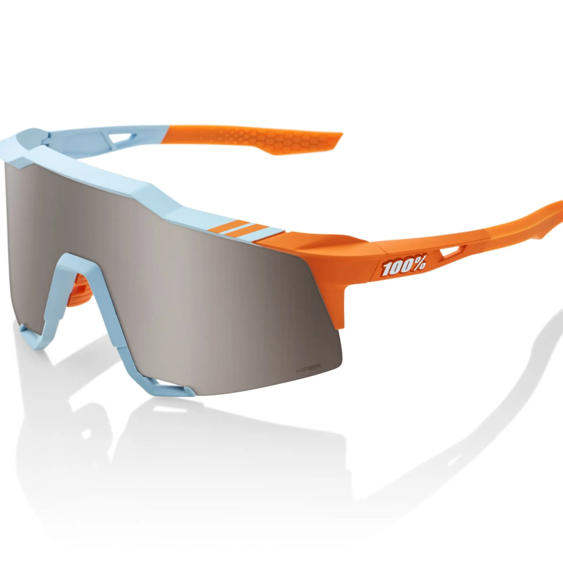Occhiali 100% Speedcraft - Soft Tact Two Tone HiPER Silver Mirror