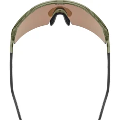 Occhiali Uvex Flowline - Olive Matt Mirror Gold