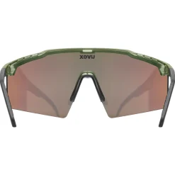 Occhiali Uvex Flowline - Olive Matt Mirror Gold
