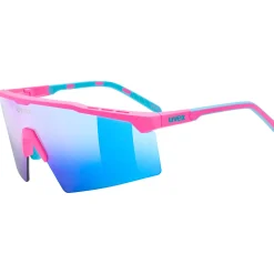Occhiali Uvex Flowline - Pink Matt Mirror Blue