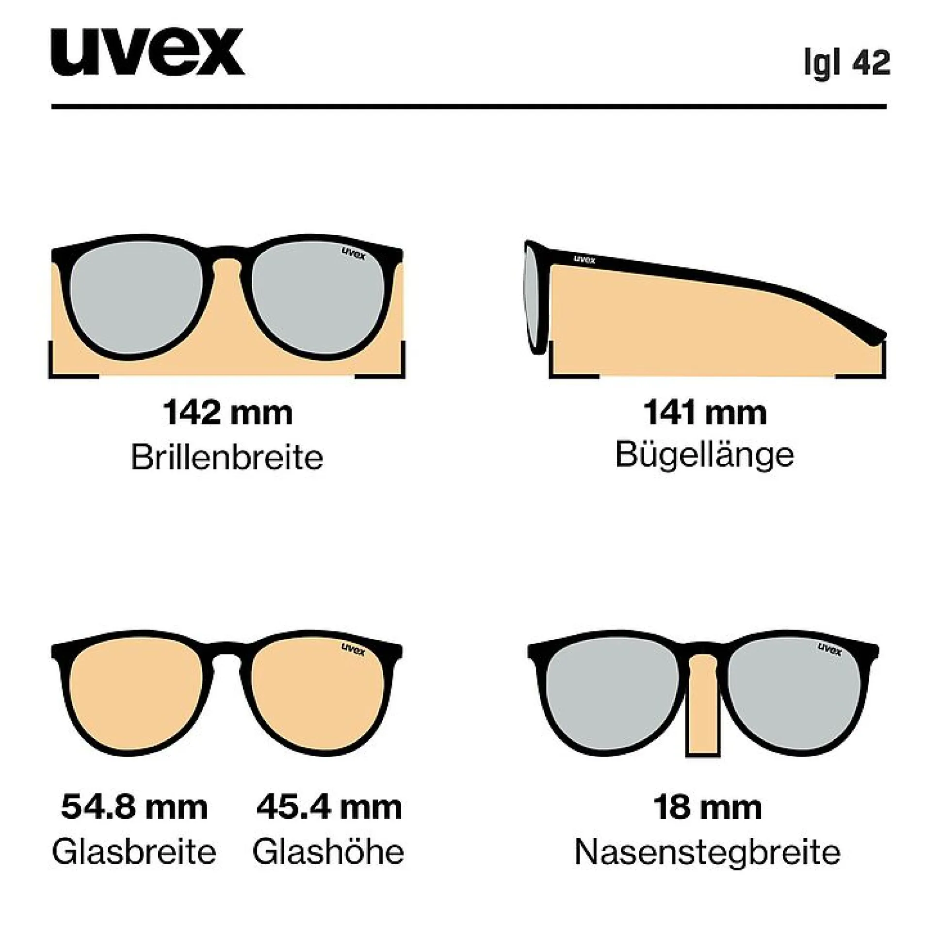 Occhiali Uvex LGL 42 - Blue Grey Mirror Blue