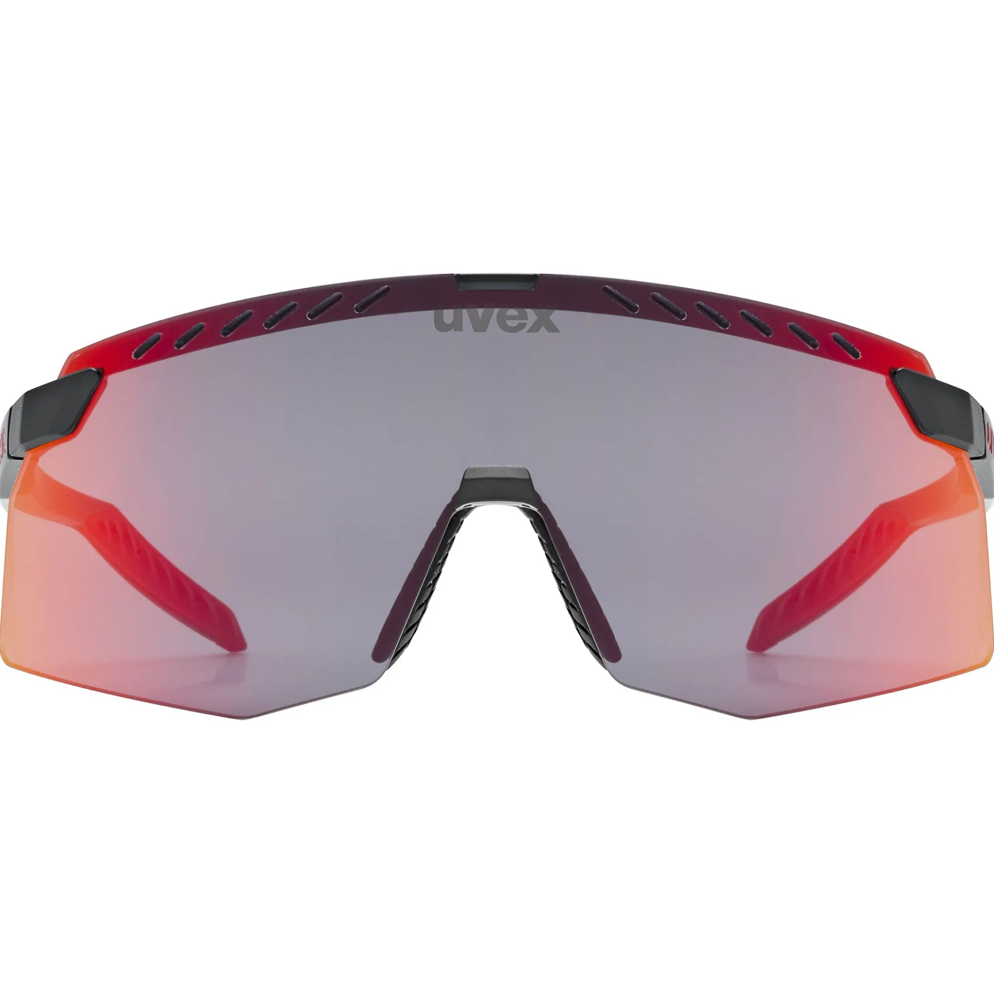 Occhiali Uvex Pace Stage - Black Matte Mirror Red