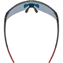 Occhiali Uvex Pace Stage - Black Matte Mirror Red