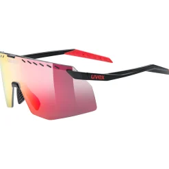 Occhiali Uvex Pace Stage - Black Matte Mirror Red
