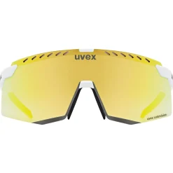 Occhiali Uvex Pace Stage CV - White Matt Yummy Yellow