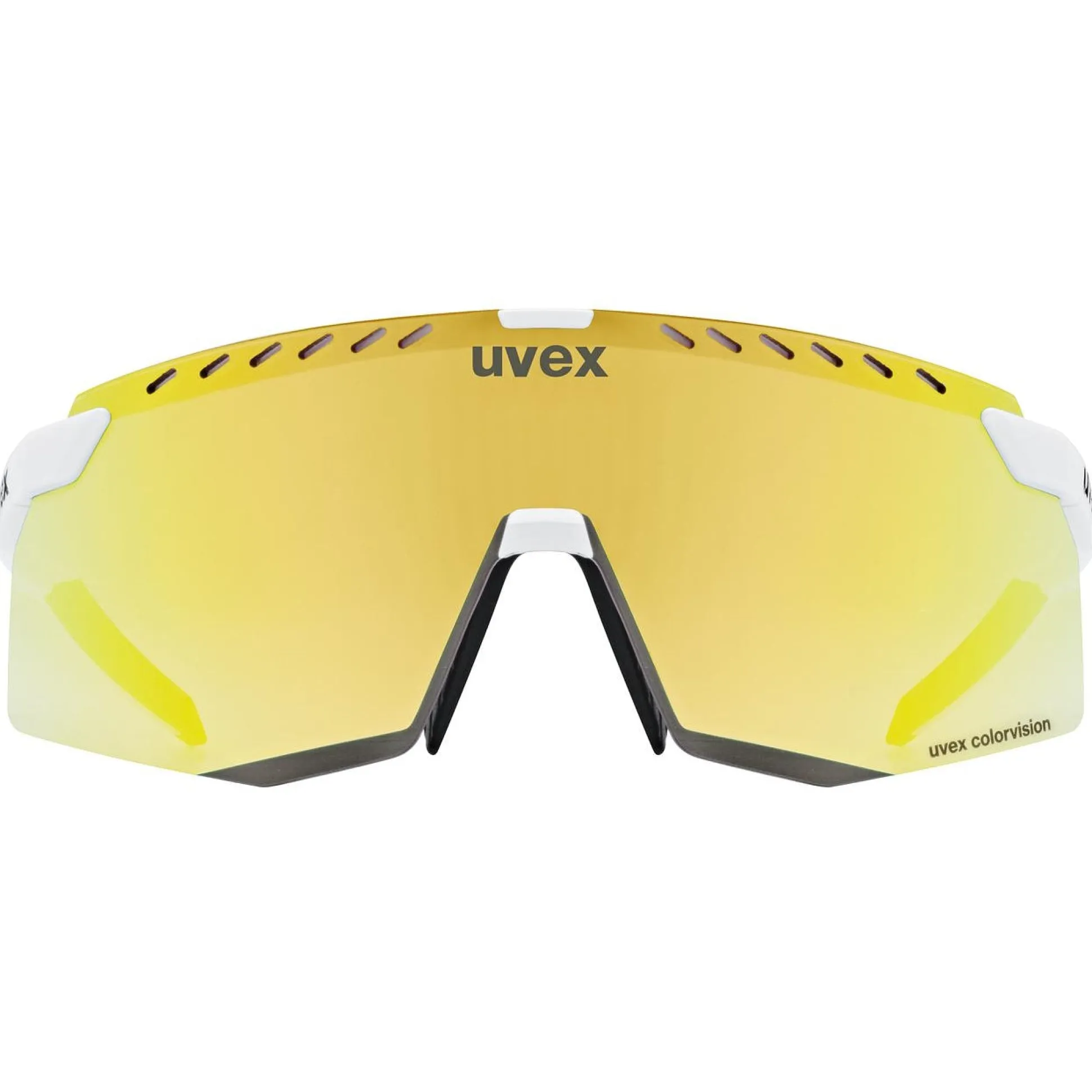 Occhiali Uvex Pace Stage CV - White Matt Yummy Yellow