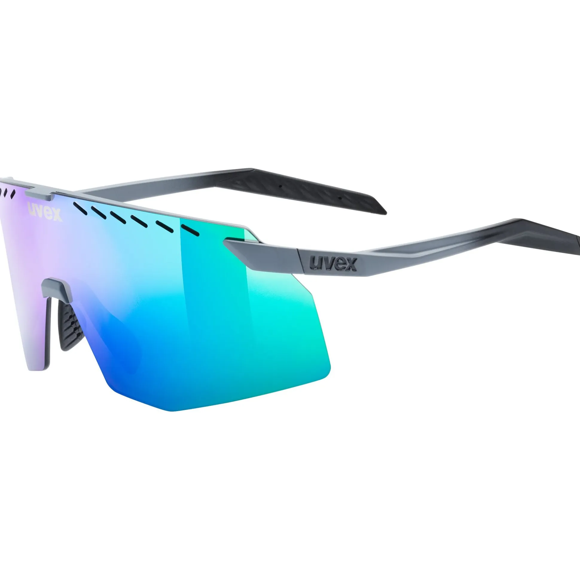 Occhiali Uvex Pace Stage - Grey Matte Mirror Green