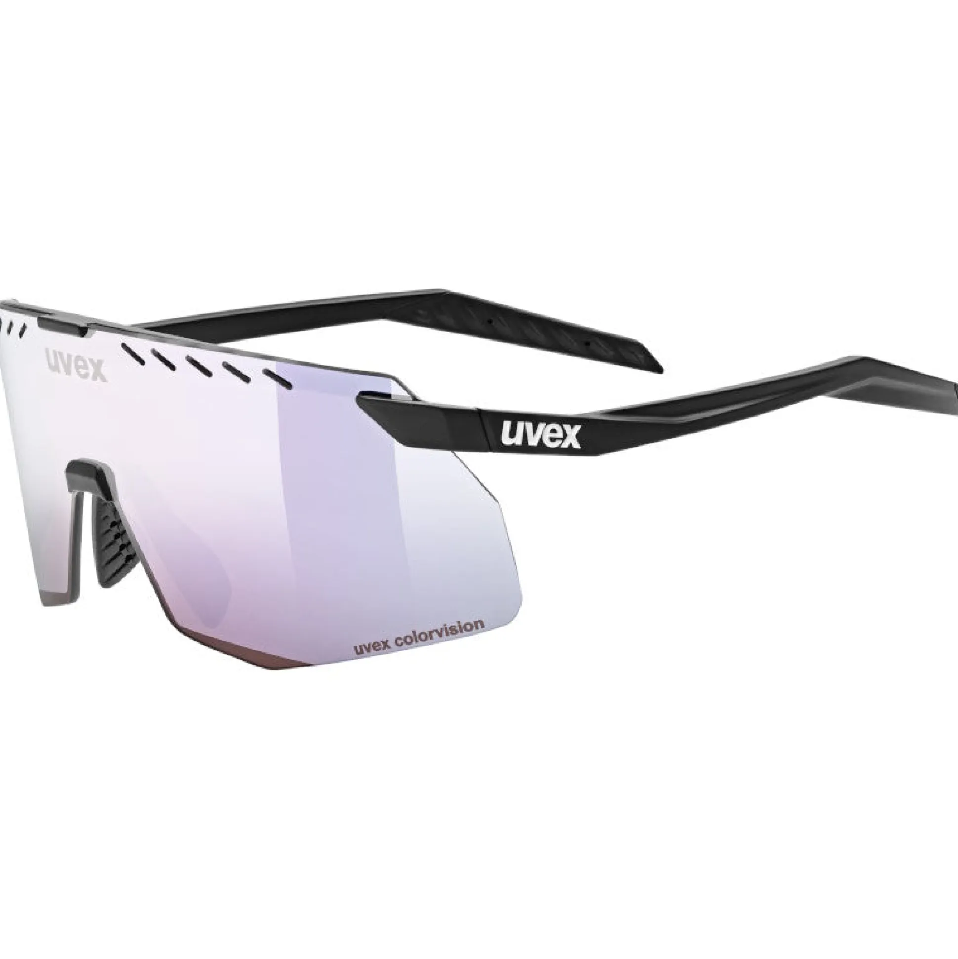Occhiali Uvex Pace Stage S CV - Black Matt Mirror pink